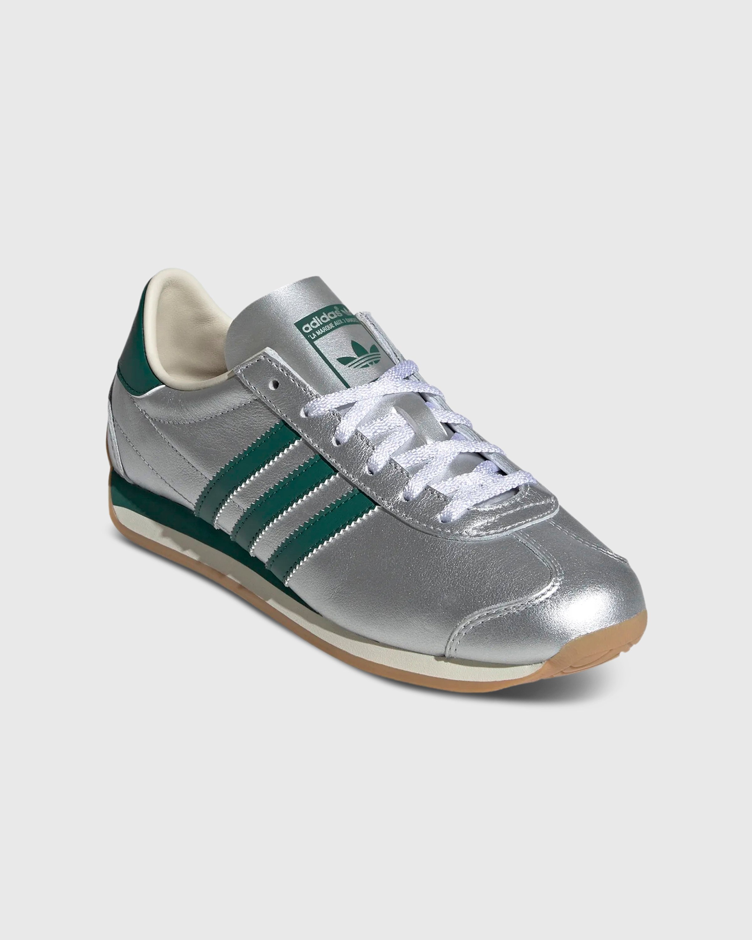 Adidas – Country OG Silver Metallic/Collegiate Green/Core
